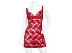 Vintage La Perla Red Lace Slip Dress