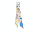 Hermes "Precious Paradise" Multicolor Exotic Animal Print Silk Scarf