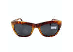 1990s Emporio Armani Brown Tortoise Wayfarer Sunglasses