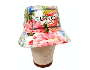 Gucci Floral Print Shiny Coated Cotton Bucket Hat – Vintage by Misty Gucci Floral Print Shiny Coated Cotton Bucket Hat – Vintage by Misty
