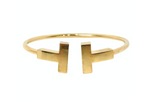 Tiffany & Co 18k Gold T Wire Bracelet