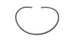 Vintage Sterling Silver Rope Chain Choker Necklace