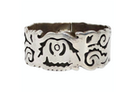 Taxco Mexico Sterling Silver Cuff Bracelet circa vintage