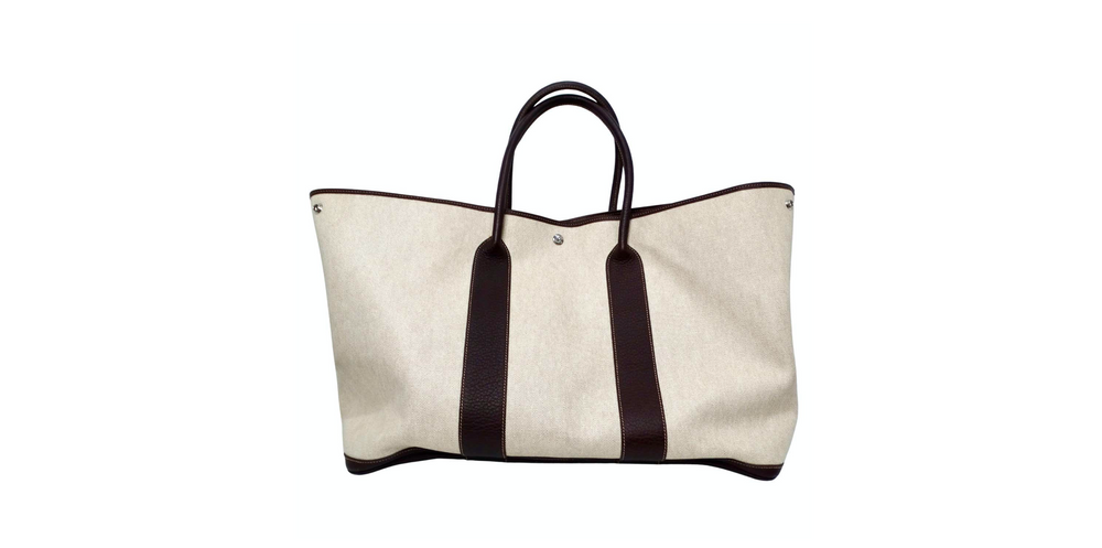 Hermes Toile & Buffle Garden Party 39 Tote Bag