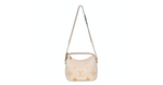 Louis Vuitton Giant By The Pool Empreinte Marshmallow Leather Shoulder Bag