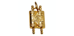 14k Gold Small Torah Pendant circa 1990s