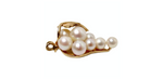 14k Gold & Pearl Grape Pendant circa 1940s