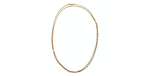 Long 14k Gold Rope Chain Necklace circa 1990s