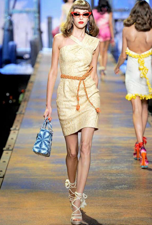 John Galliano for Christian Dior Galaxy Print Lady Dior Handbag S/S 2011