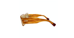Missoni Brown Acetate Square Sunglasses With Iconic Knit Detailing