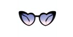 Saint Laurent Acetate Ombre Heart Frame Sunglasses