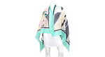 Emilio Pucci Large Pareo Orchidea Abstract Print Cotton Scarf