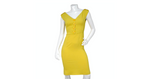 Dolce & Gabbana V-Neck Button Detailed Midi Length Dress