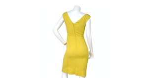 Dolce & Gabbana V-Neck Button Detailed Midi Length Dress