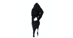 Tom Ford Black Crepe Long-sleeve Blouson Shirtdress