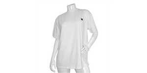 Chanel White Cotton Interlocking CC Embroidered Logo Uniform T-Shirt
