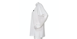 Chanel White Cotton Interlocking CC Embroidered Logo Uniform T-Shirt