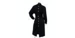 Chanel Black Ruched Waist V-Neck Long Sleeve Dress circa 1980s