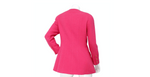 Chanel Pink Tweed Jacket With Gold-Tone Interlocking CC Buttons circa 1980s
