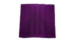Chanel Dark Purple Monogram Logo Print Silk Scarf circa 1980s