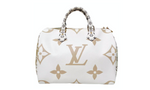 Louis Vuitton Monogram Green & White Bondouliere Speedy Tote Bag
