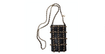 Chanel Tech Me Out Black Lambskin Leather Clutch With Chain 2020