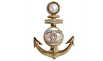 Chanel Crystal & Pearl Gold-Tone Anchor Brooch 2018