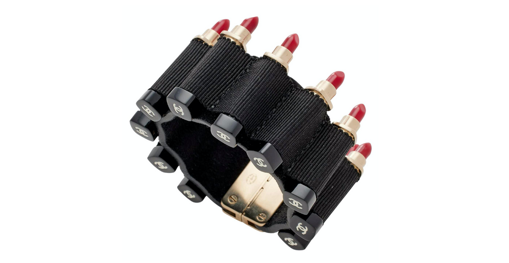 Chanel Lipstick Ammunition Cuff Bracelet 2014