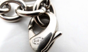 Chanel Crystal Silver-Tone Interlocking CC Chain Bracelet 2016