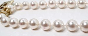 Chanel x Pharrell Williams Crystal Logo Costume Pearl Necklace 2019