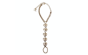 Chanel Interlocking CC Heart Link Bracelet Or Anklet 2022