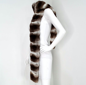 Chinchilla Fur Scarf circa 1980s