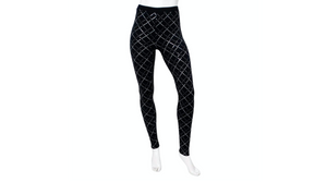 Chanel Black & White Neoprene Reflective Pants 2020