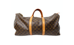 The Louis Vuitton Keepall 55 Monogram Coated Canvas Duffel Bag