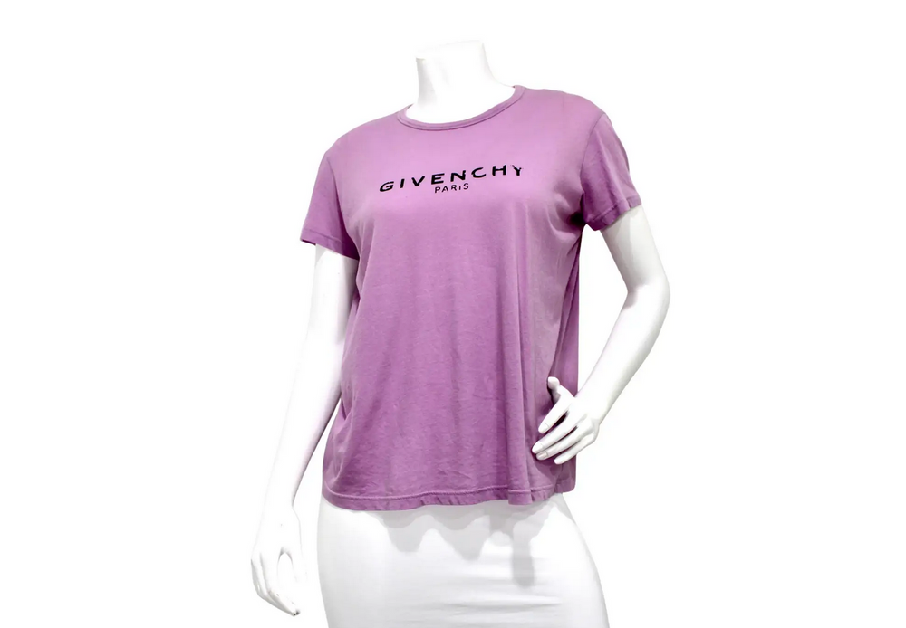 Givenchy Paris Purple Cotton T-shirt