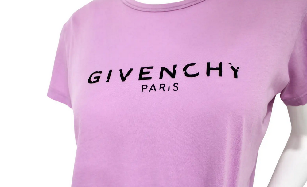 Givenchy Paris Purple Cotton T-shirt