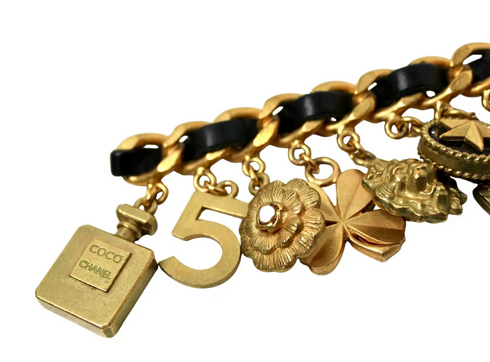 Chanel Lucky Charms Matelasse Cocomark Brooch circa 1994