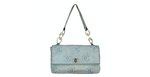Chanel Light Wash Denim Interlocking CC Printed Flap Bag circa Y2K