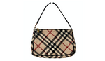 Burberry Nova Check Wool Mini Shoulder Bag circa Y2K