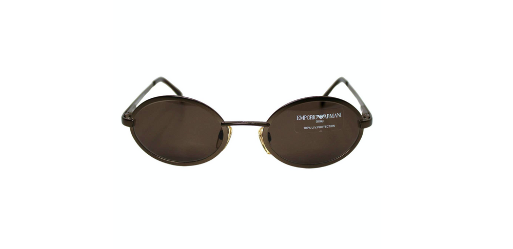 Emporio Armani Oval Metal Frame Sunglasses circa 1990s