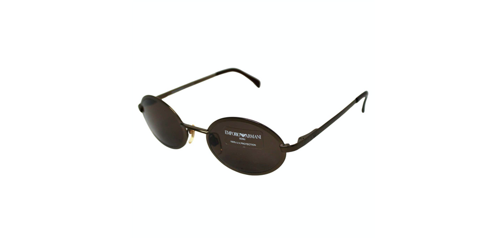 Emporio Armani Oval Metal Frame Sunglasses circa 1990s