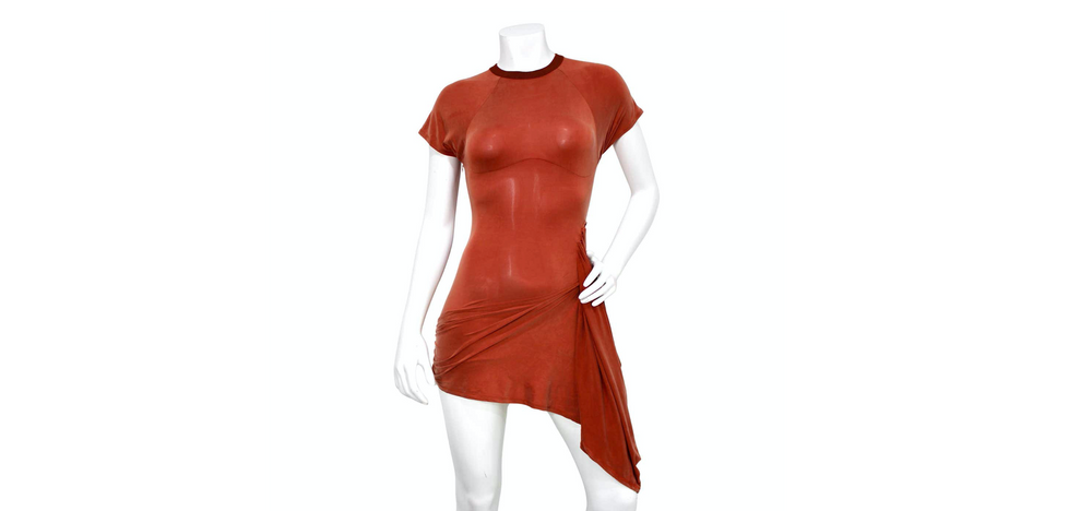 Jacquemus Burnt Orange Mini Dress
