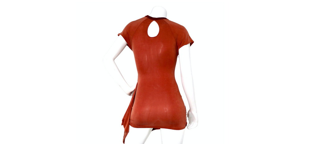 Jacquemus Burnt Orange Mini Dress