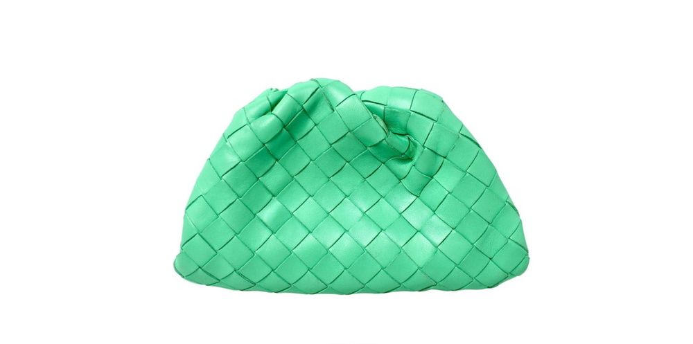 BOTTEGA VENETA パスポートケース ミントグリーン Bottega Veneta Mint Intrecciato Mini Crossbody Clutch – Vintage by