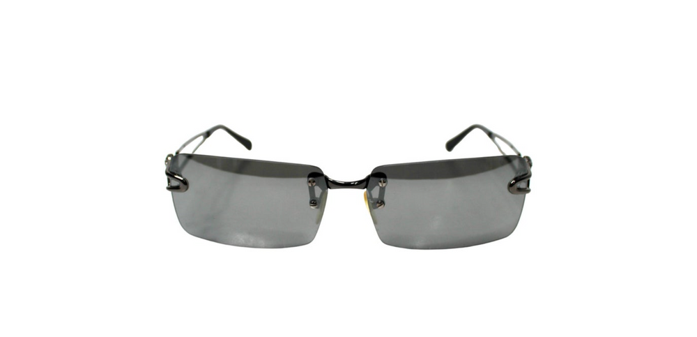 Versace Black Rimless Sunglasses s-l400.jpg main image 2