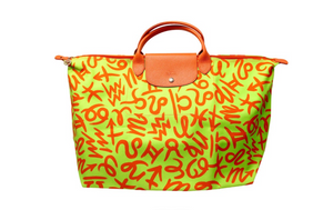 Jeremy Scott Longchamp Le Pliage Zodiac Tote Bag circa 2015