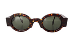 Vintage Anne Et Valentin Round Tortoise Tinted Sunglasses