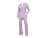 1980s Thierry Mugler Couture Light Purple Blazer & Pant Suit Set