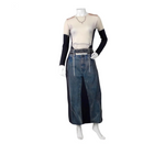 Y/Project x Jean Paul Gaultier Trompe L'oeil Print Maxi Dress