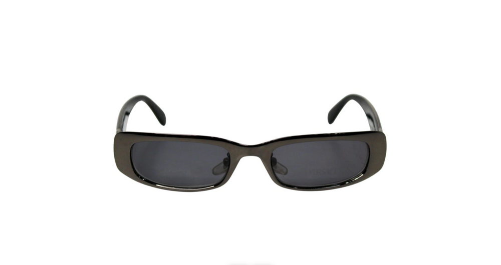 Gianni Versace Medusa Mirrored Frame Rectangular Sunglasses  display picture 1